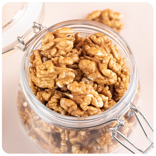 2024 New Arrival Xinjiang Ripe Walnut Kernels 500g Nuts for Pregnant Women Thin-Skinned Amber Walnut Kernels Meat Snacks Wholesale