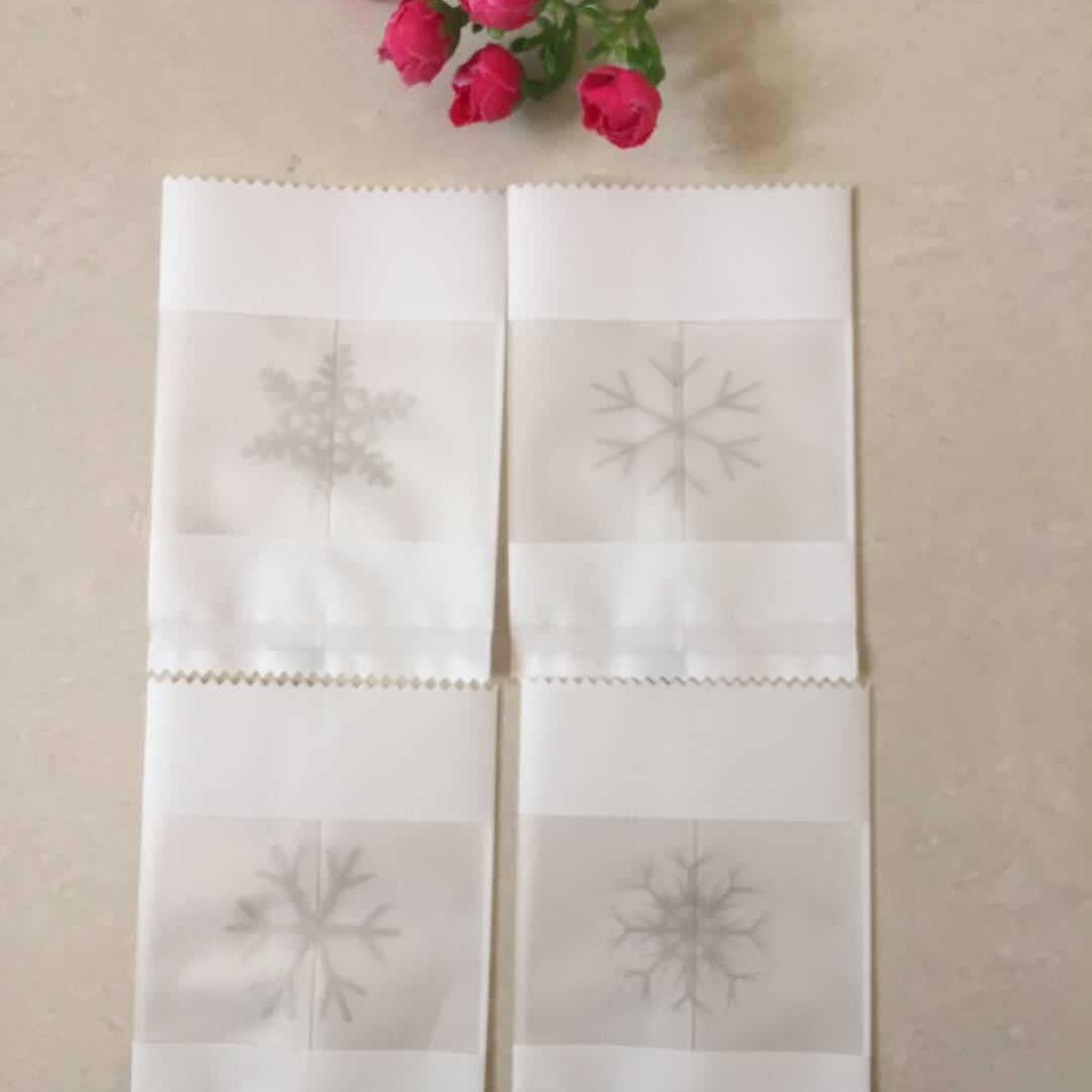 新品雪花酥包装袋机封袋 牛扎饼干袋 曲奇饼干机封袋 100个装