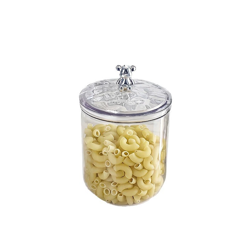 New silver bears sealing tank food storage jar
