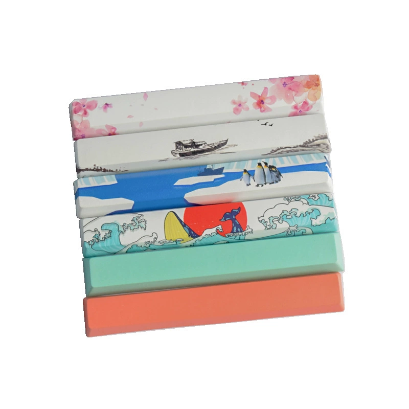 Колпачки для сублимации оригинальные OEM-высоты PBT колпачки для механических клавиатур могут быть настроены с клавишами пробела 6,25U