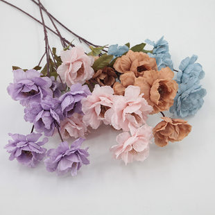 6 Gardenia Flower Wedding Midtime Flower Mori Wedding Hall Ceiling Road Direction Decoration Flower House Hotel Flower Fake Flowers
