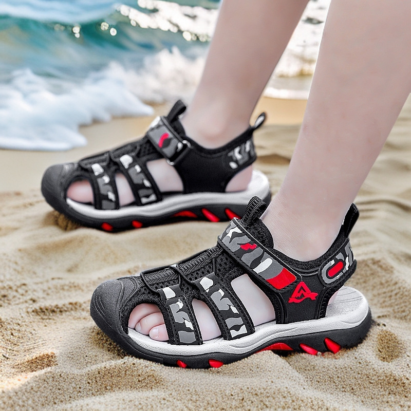 Nuevas sandalias transfronterizas para niños de moda para niños resistentes al desgaste antideslizante para estudiantes de verano al aire libre zapatos de playa