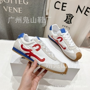 Power Power Same Style 2025 German Training Shoes Retro Forrest Gump Shoes Lightweight White Shoes Casual Sports All-match Skate Shoes for Women