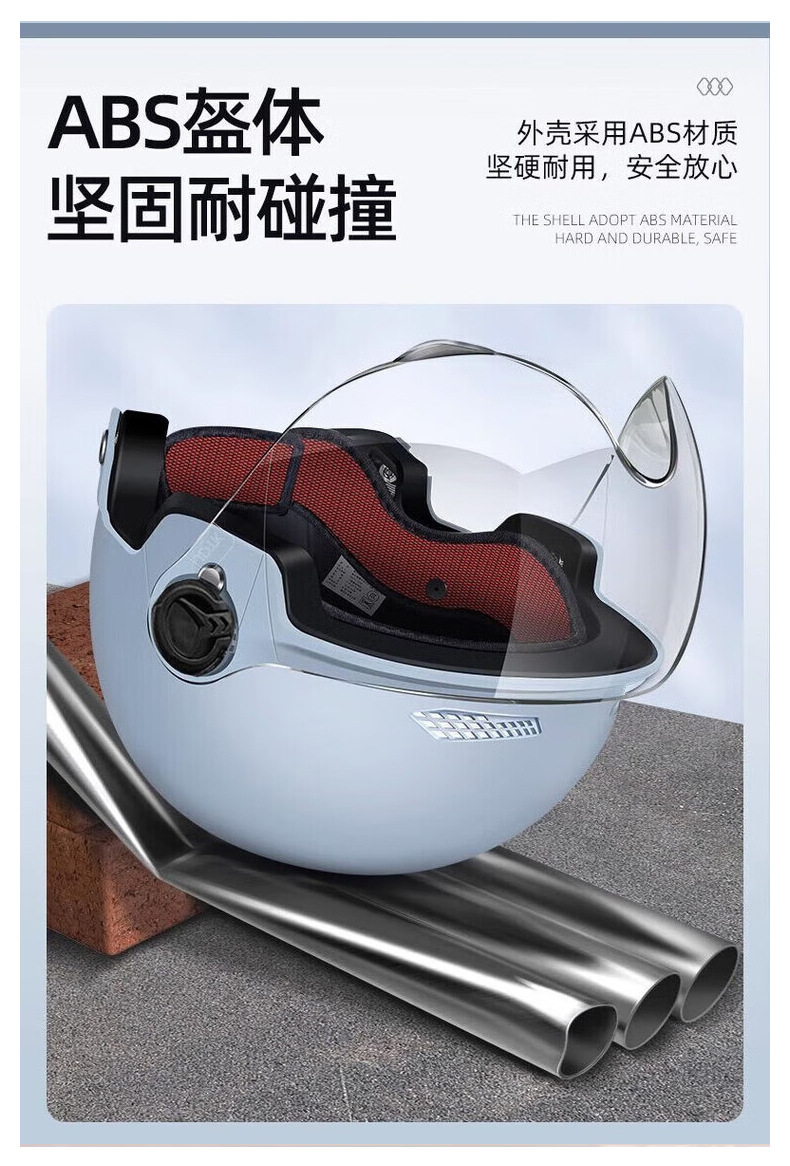 Saviron New National Standard 3C Certified Electric Scooter Helmet for Women in Autumn and Winter, Summer Sun Protection Safety Helmet for Men