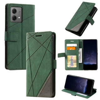适用于MOTO G75 5G肤感拼接款Edge 40 Neo 5G插卡手机皮套