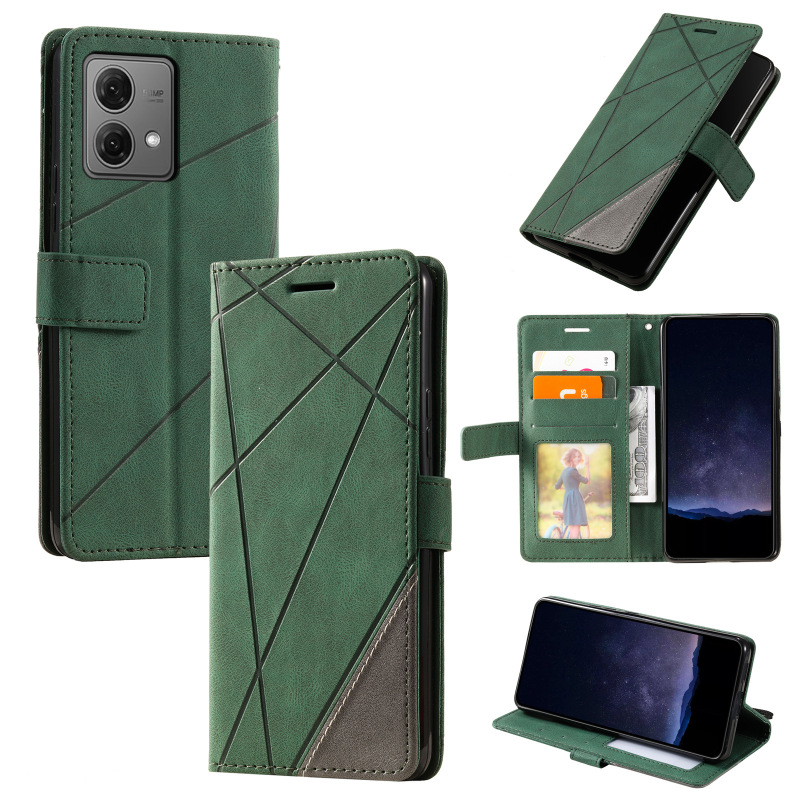 Suitable for Moto G75 5g Skin-Feel Splicing Edge 40 Neo 5g Card Mobile Phone Leather Case Suitable for Moto G75 5g Skin-Feel Splicing Edge 40 Neo 5g Card Mobile Phone Leather Case