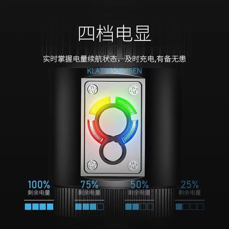 Lintera láser blanca explosiva TYPE-C con salida de carga con lámpara de camping incorporada Lintera de luz intensa multifuncional al aire libre