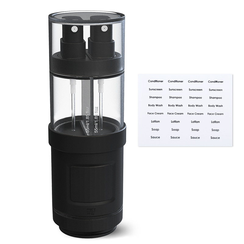 亚马逊组合套装旅行瓶四合一喷雾瓶化妆品乳液瓶 防漏洗漱分装瓶