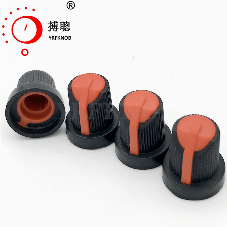 YRFKNOB�ܽ���ť15*17���������ť�ڿ�6 ˫ɫ��λ����ť