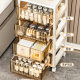 Drawer snack cabinet office storage cabinet with pulley storage cabinet under table storage cabinet cosmetics toy storage trolley