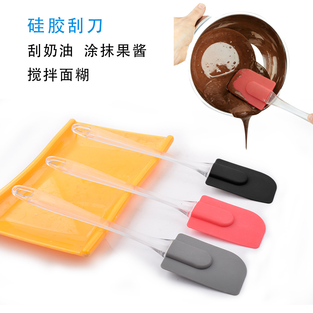 Pincel de Silicona para Barbacoa y Repostería de Silicona y Plástico Resistente a Altas Temperaturas