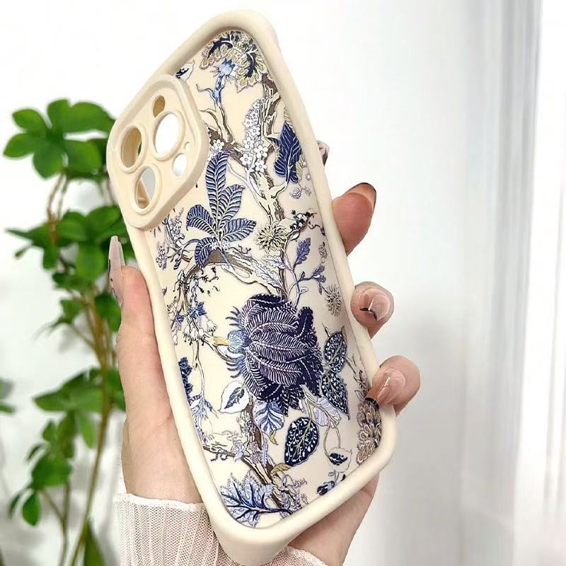 Nueva planta transfronteriza para iPhone 16 funda para teléfono móvil Apple 15promax/14 Europa y América 13pro12 Japón y Corea del Sur