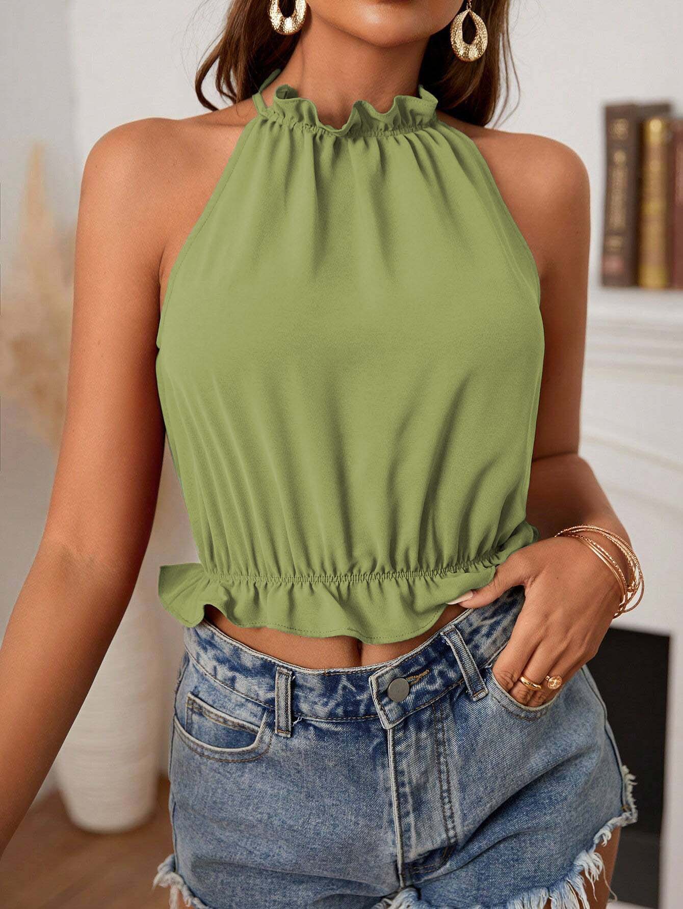 Stylish sleeveless top image 1