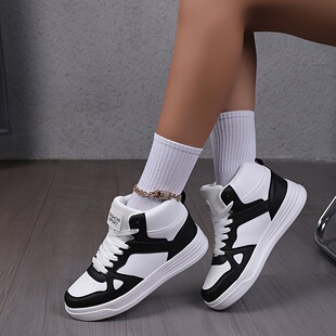 T 51228 Women's High Top Flat Shoes �W����Ь