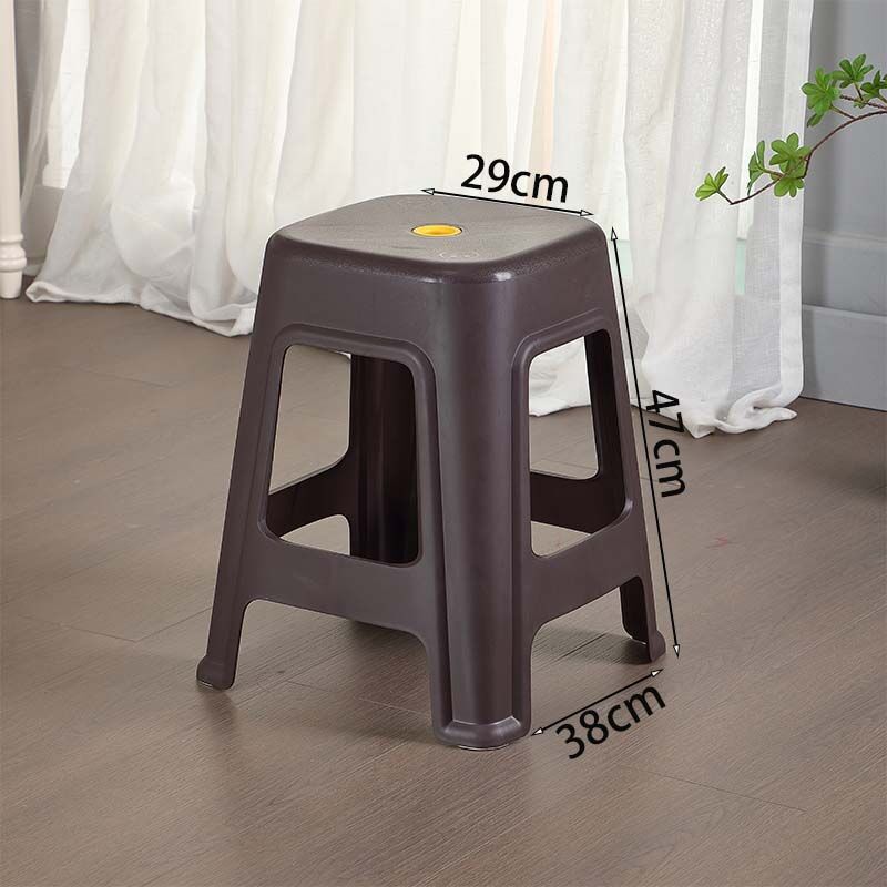 Taburetes de plástico grueso, taburetes altos para adultos, taburetes de comedor para adultos, taburetes de comedor resistentes, taburetes de goma cocinada, taburetes de comedor