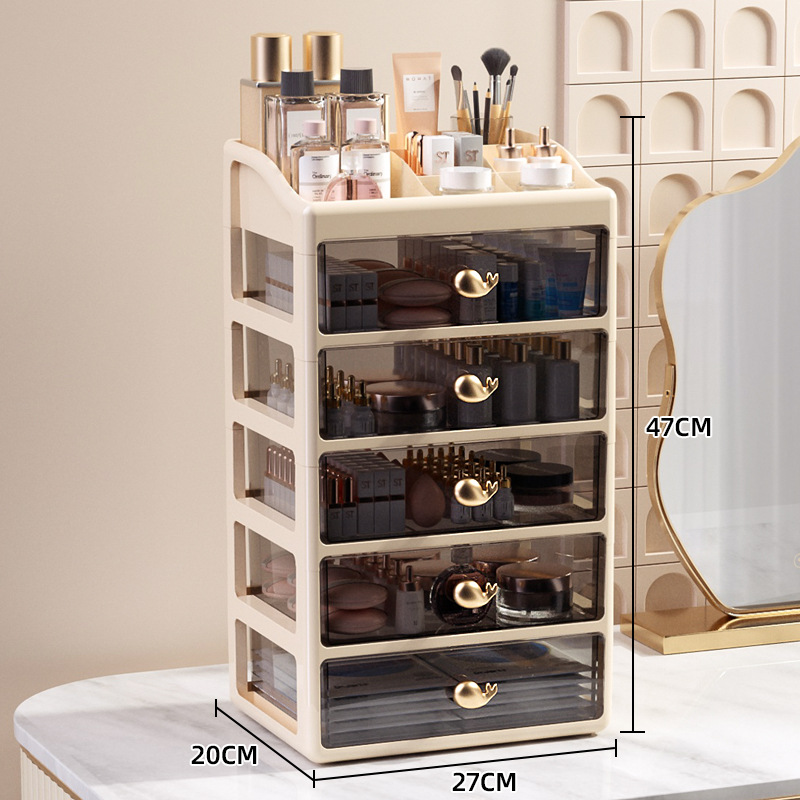 Partited 27 Wide Tea-Cream 5 Layers