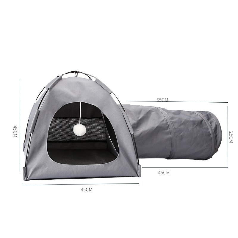 터널 텐트 네스트 40×84×38 그레이