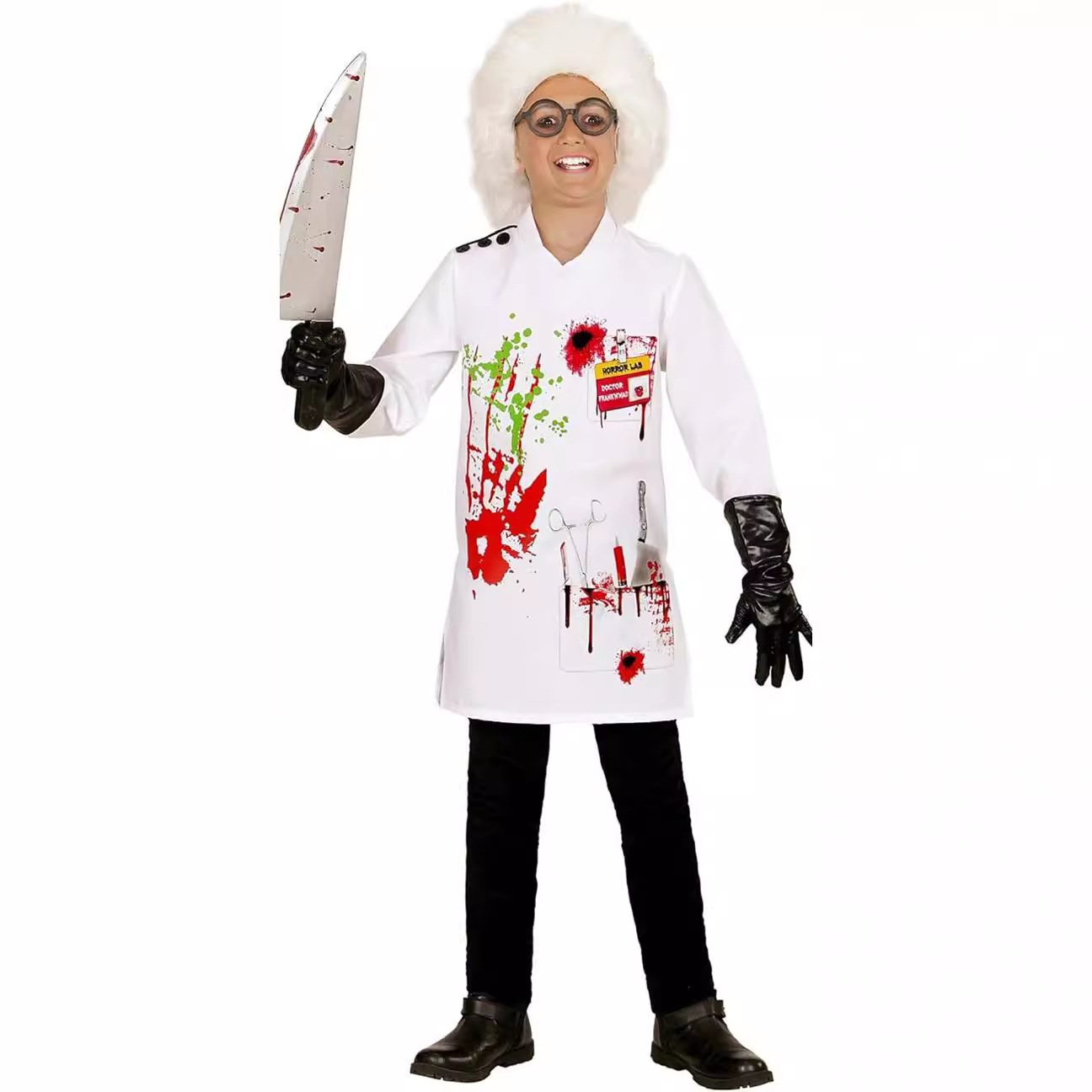 New Halloween Frankenstein Science Crisis Crazy Scientist School Party Activity Performance