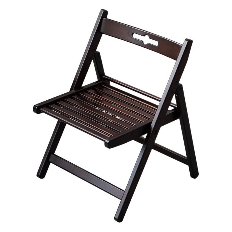 Бамбуковый складной стул Табурет из цельного дерева Балкон Открытый портативный стул для рыбалки Мазар Бытовая маленькая скамья для отдыха Спинка стул
