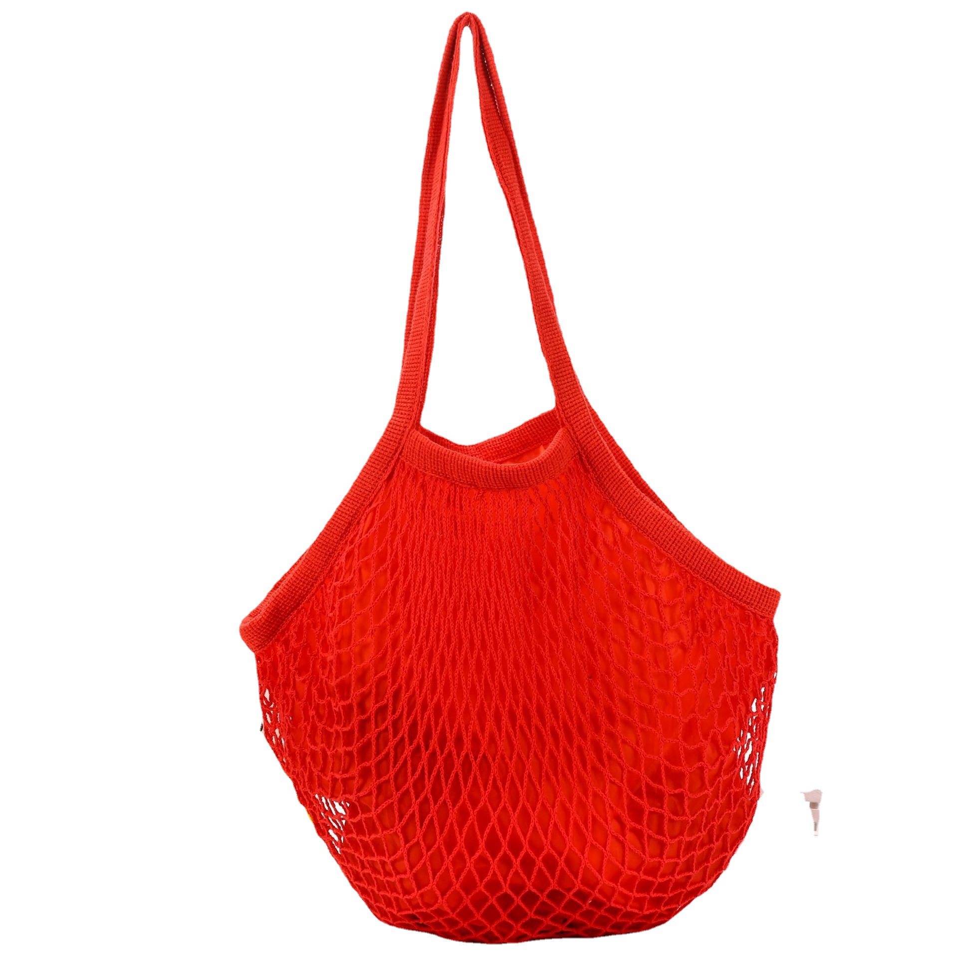 Haitao recomendar hueco de algodón tejido bolsa de malla de playa bolsa de malla de punto portátil ecológico bolsa de compras de algodón