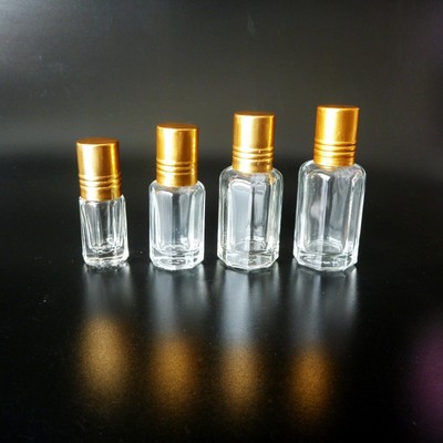 批發 3ml 6ml 9ml 八角滾珠玻璃瓶 玻璃滾珠瓶 精油分裝化妝品瓶