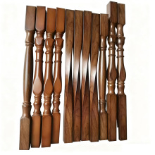 厂家宁波楼梯榉木扶手不锈钢玻璃扶手榉木楼梯扶手