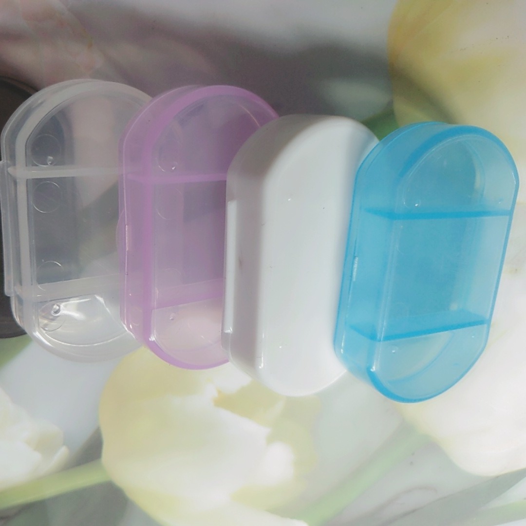 Portable Mini Pill Box, Travel Medicine Storage Box, Three-Compartment Medical Pill Box, Promotional Pill Box, Wholesale in Stock