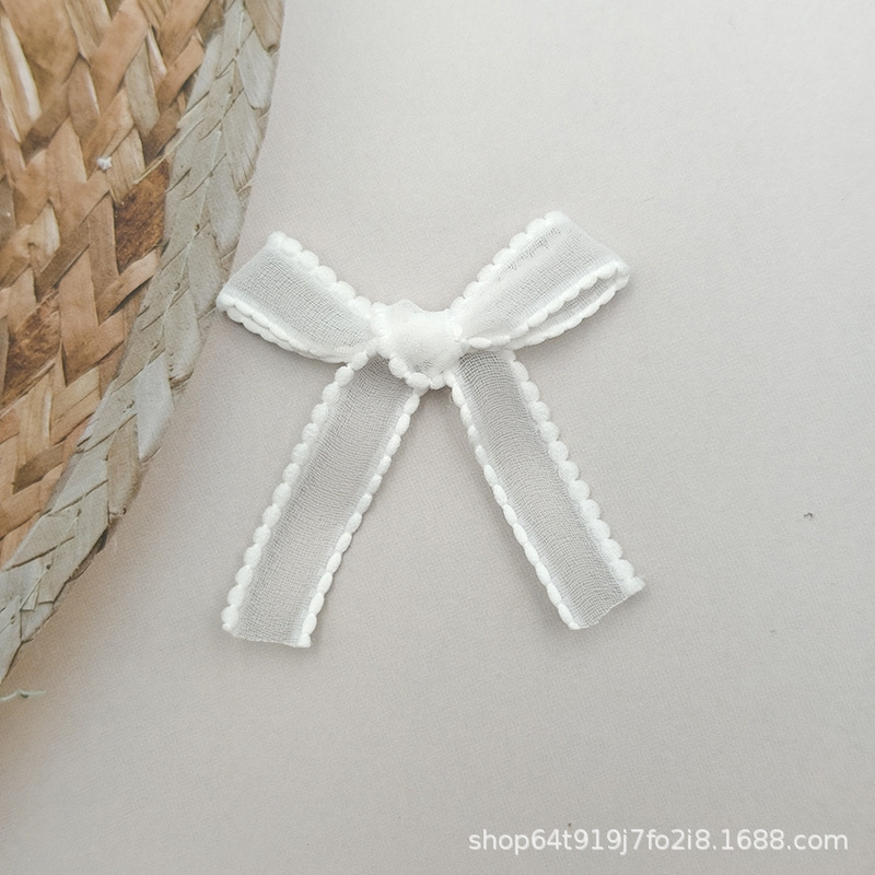 スポット木製耳ポリエステル綿手結びリボン diy リボンリボン女性の靴下アクセサリーヘアピンジュエリーアクセサリー|undefined