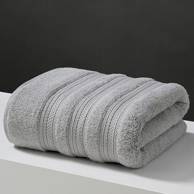 Serviette extra épaisse 180 g, 40 x 76 cm, idéale pour le lavage du visage et l'usage domestique, en pur coton. Vente en gros transfrontalière._voghion.com