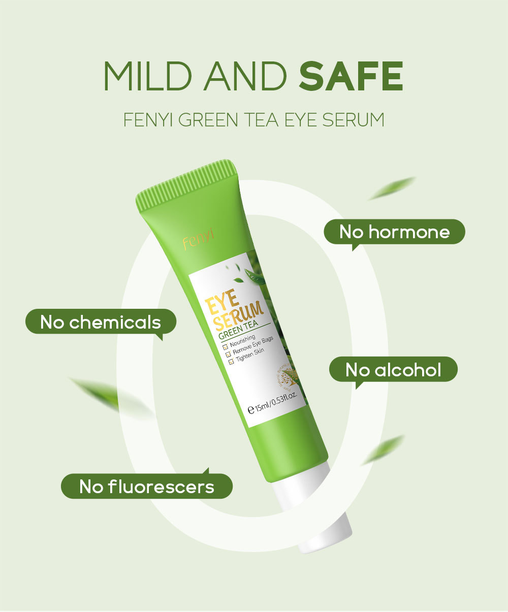 FENYI Green Tea Eye Serum 15ml Hydrates, Moisturizes, cares for and nourishes the skin around the eyes. Cross-border manufacturer undefined