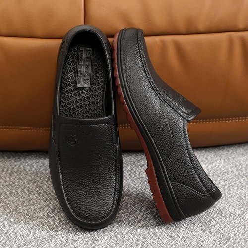 Wear-resistant tendon-soled rain boots for men, low-cut short-tube rain boots, anti-slip, anti-odor kitchen waterproof shoes, car washing and fishing rubber shoes