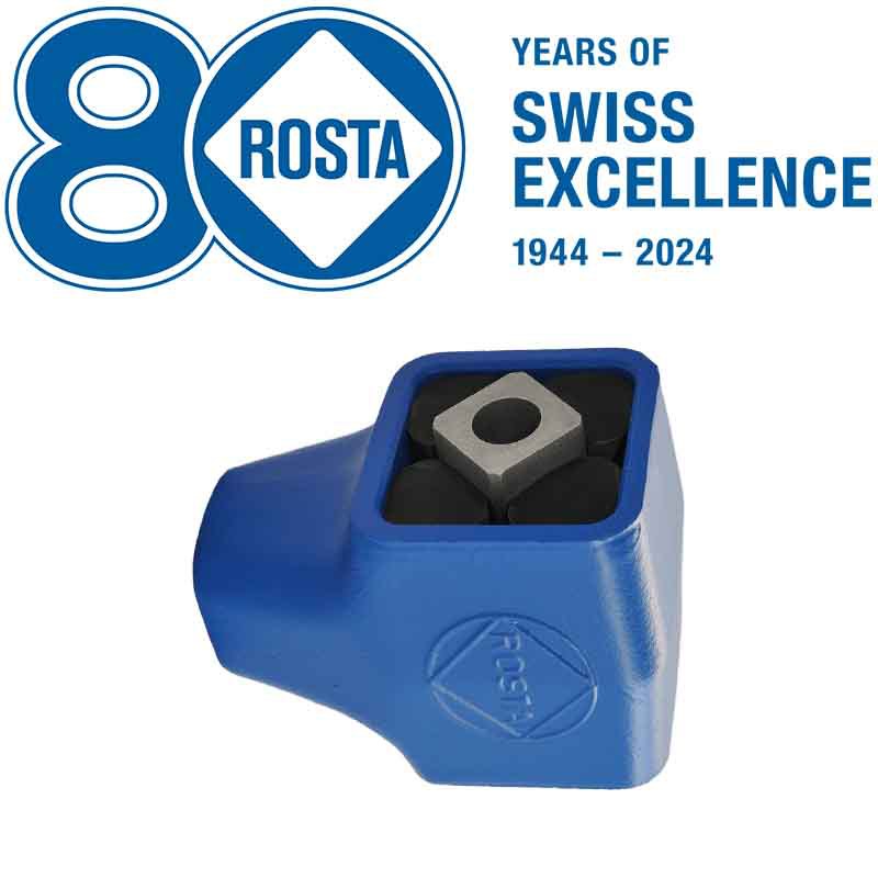 ROSTA进口面粉化工造纸厂旋转式筛选机减震支撑筛分机悬挂减震器