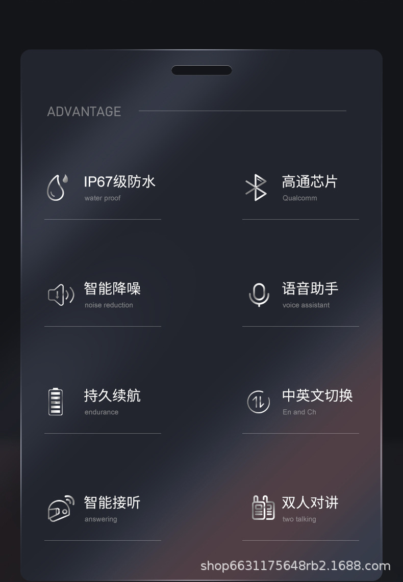 New motorcycle helmet bluetooth headset takeaway rider built-in bluetooth headset full helmet half helmet 3/4 helmet
