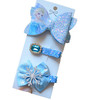 Children's hair accessory with bow for princess, hairgrip, hairpins, “Frozen”