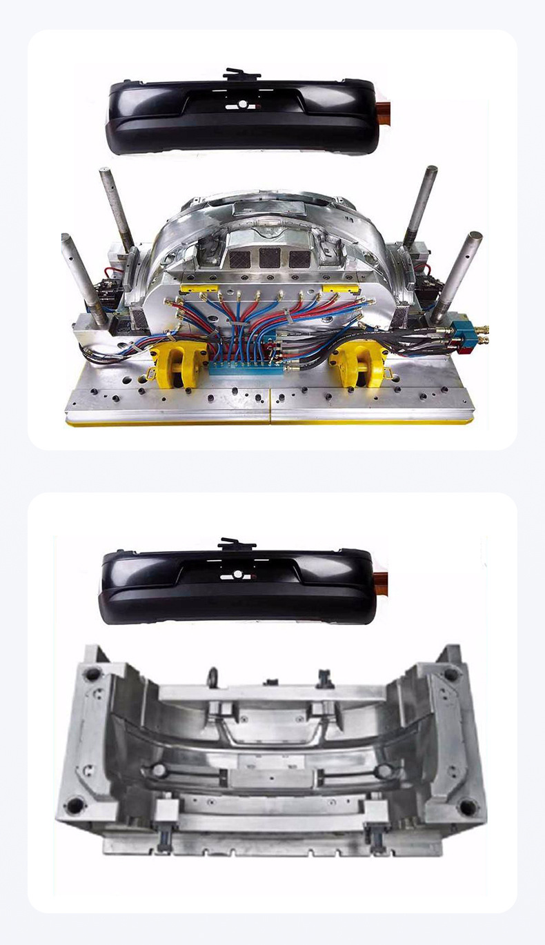 High-Quality Injection Molding Automotive Molds, High-Quality Hot Runner Plastic Automotive Parts, Bumper Mold Customization