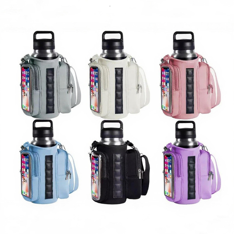 Magnetic Insulated Water Bottle Bag, Diving Material Ice Cup Cover, Outdoor Crossbody Tote Bag, Magnet Fitness Sports Water Cup Bag Magnetic Insulated Water Bottle Bag, Diving Material Ice Cup Cover, Outdoor Crossbody Tote Bag, Magnet Fitness Sports Water Cup Bag