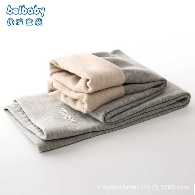 belbaby осенняя бархатная детская лодыжка, термобельё, брюки, детская одежда, увеличенная толщина, для подростков