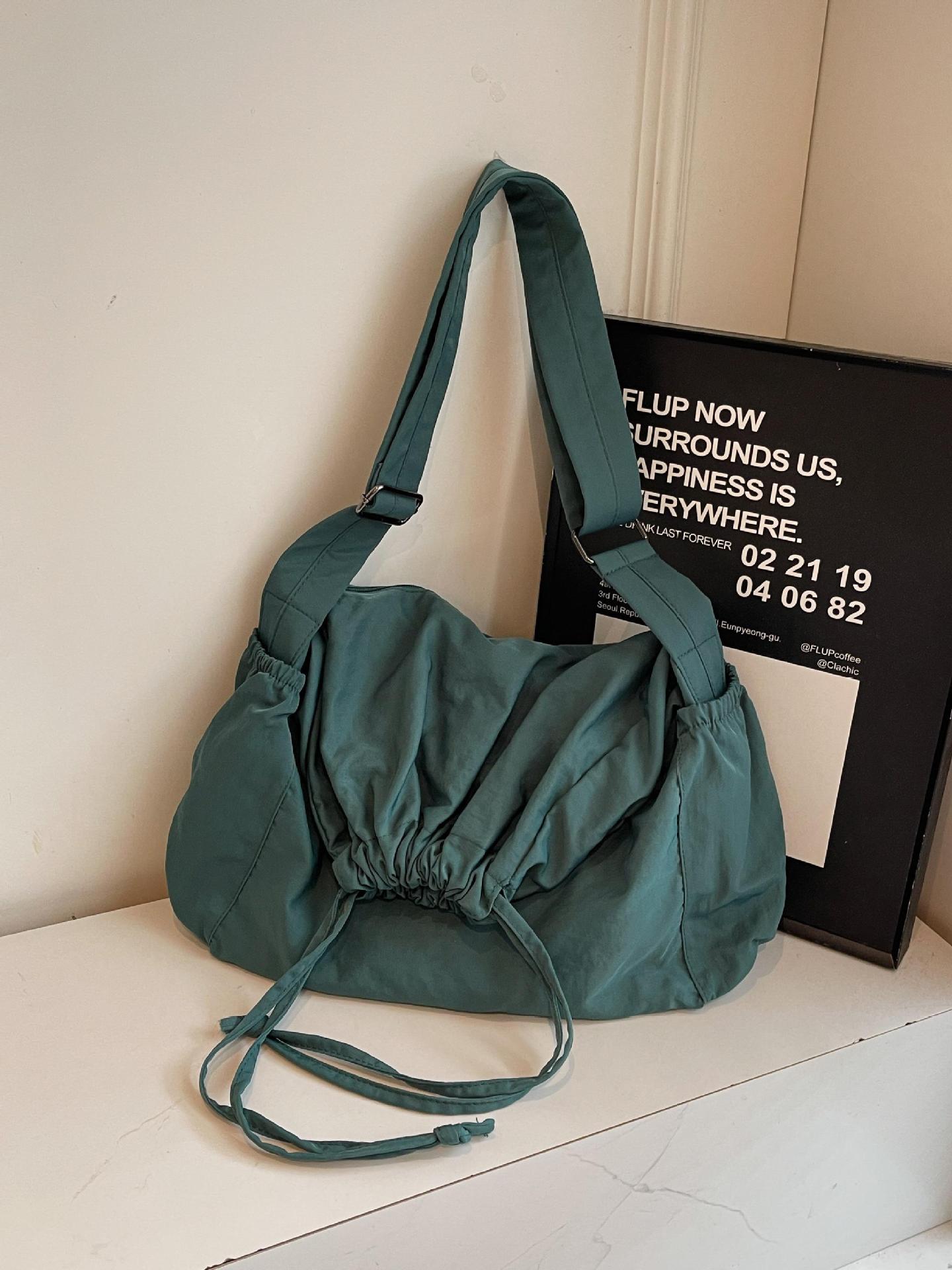 Bolso Tote con Cordón para Mujer de Nailon para Uso Diario