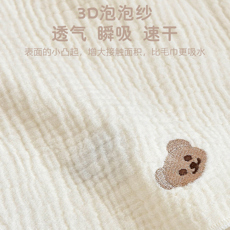 新入生の赤ちゃんの純綿のガーゼのよだれタオルの赤ちゃんの小さい方のタオルは口の幼稚園の子供のよだれかけの洗面器のハンカチを囲みます。|undefined