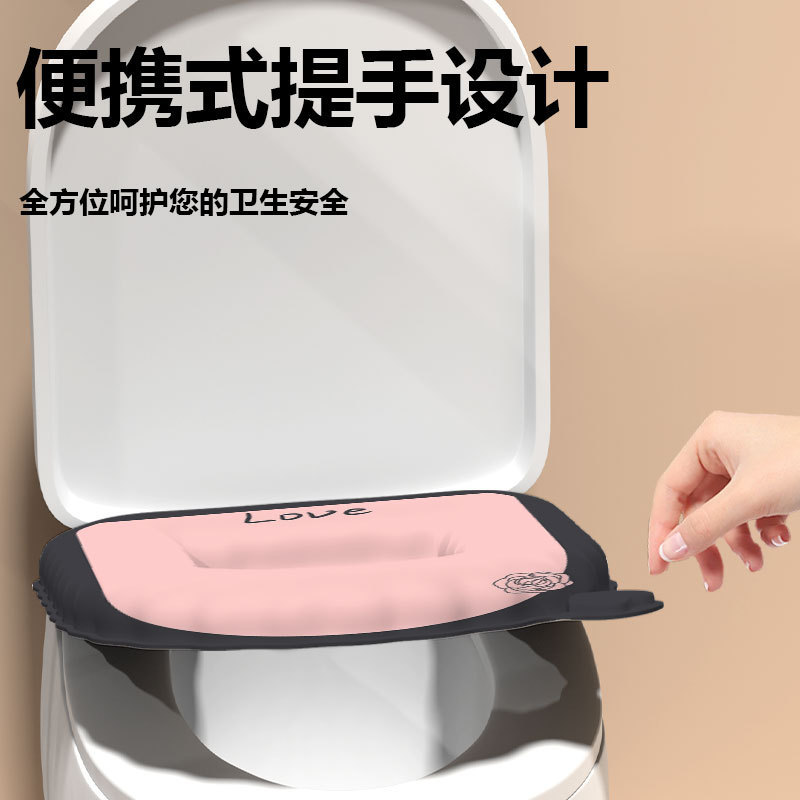Xiaoxiangfeng 便座クッション EVA 防水性と汚れに強い便座クッション夏四季ユニバーサル浴室トイレクッション|undefined