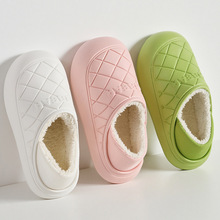 居家棉拖鞋女士月子鞋女鞋保暖鞋秋冬季加绒棉鞋女棉拖鞋男包头拖