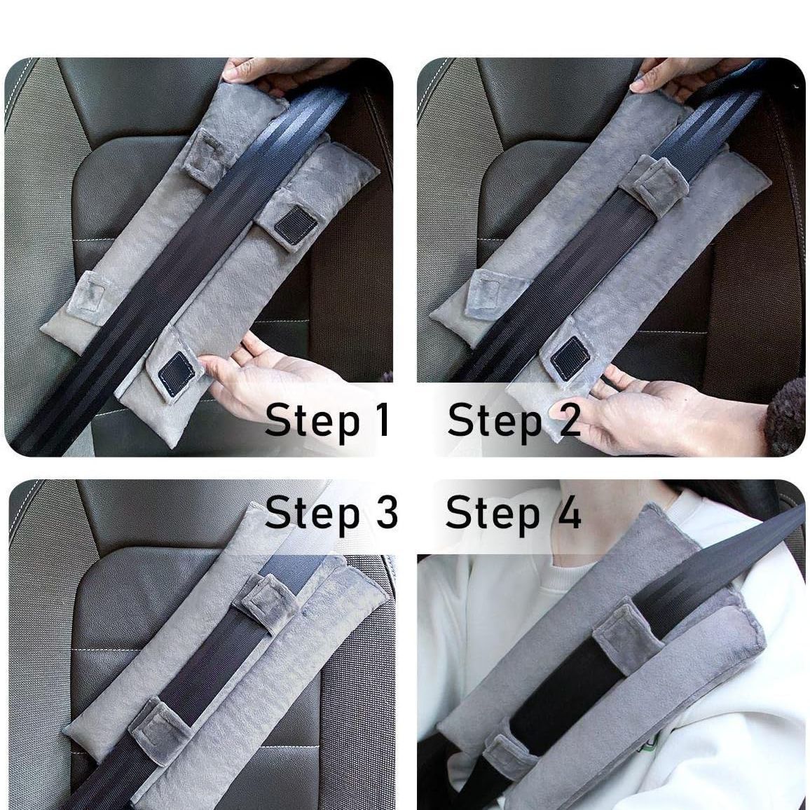 Car Seatbelt Shoulder Pad, Post-Surgery Seatbelt Pillow, Chemotherapy Patient Port Pillow, Seatbelt Accessories, Factory In-Stock