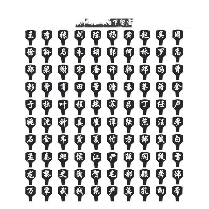 Llavero de coche de apellido Baijia accesorios de acero inoxidable anti-pérdida personalidad creativa colgante de cintura llavero de control remoto