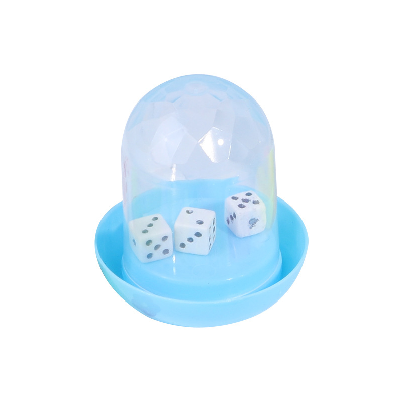 Taza de tamiz creativa para niños Juguetes Mini tamiz creativo Puesto interactivo para padres e hijos Dados Taza de dados Regalo de jardín de infantes