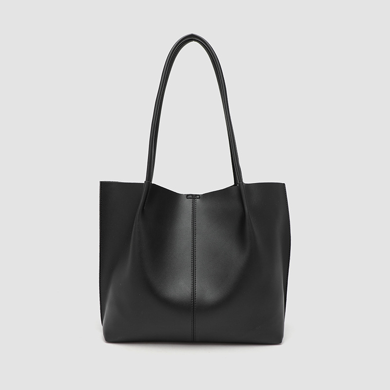 Women's Bag Autumn and Winter 2026 Retro Simple Tote Bag Versatile Shoulder Handbag Large Capacity Commuter Bag Set with Small Bag