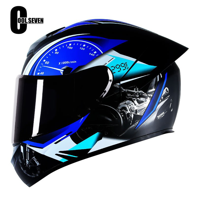 3C certificado casco de la motocicleta DOT casco completo casco de la motocicleta del coche eléctrico de comercio exterior fábrica Four Seasons National Standard Class A