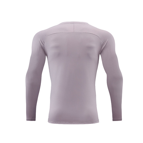 Men's Long Sleeve Autumn Thin Shirt Outdoor Running Quick Dry T-Shirt Elastic Comfort Fitness Training Long Sleeve