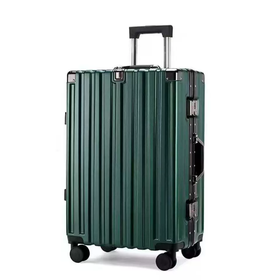 跨境行李箱静音铝框旅行箱男女密箱大容量皮箱子批发万向轮轻便