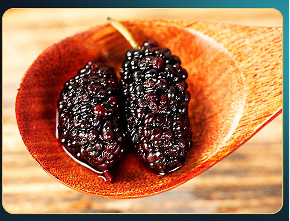 Dried Black Mulberry Fruit Sang Shen Zi 2024 New Crop Natural Herbal Snack and Tea Ingredient in use