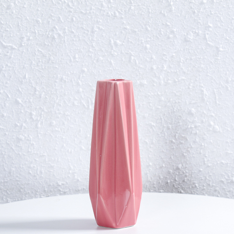 Floral de cerámica decorativa sala de estar simple TV gabinete decoración de flores secas mesa de comedor floral artesanal inswind